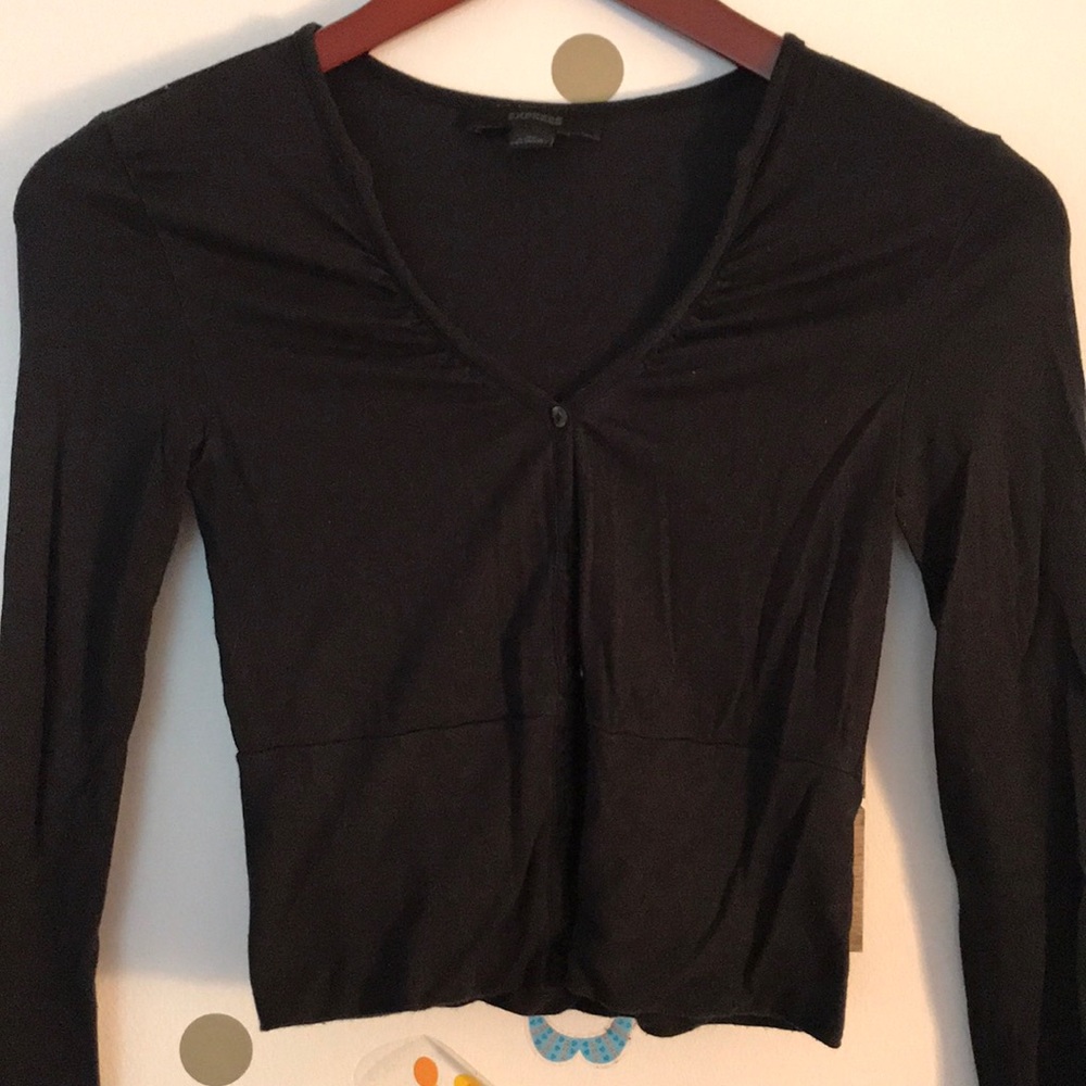 Express half sweater button up
